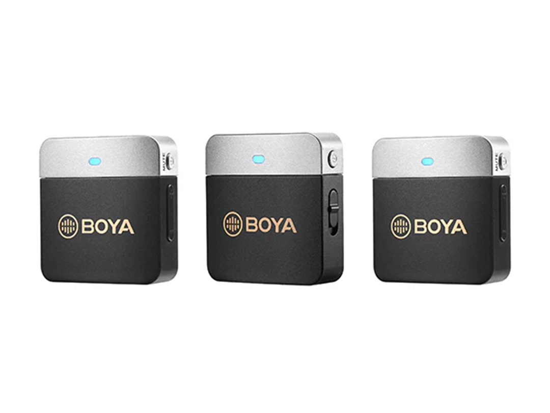 BOYA BY-M1V2 Dual Channel Wireless Lavalier Microphone - Clip-on Lapel Mic for Cameras, DSLR, Smartphones, Vlogging, Live Streaming, Interviews BOYA BY-M1V2 Dual Channel Wireless Lavalier Microphone - Clip-on Lapel Mic for Cameras, DSLR, Smartphones, Vlogging, Live Streaming, Interviews